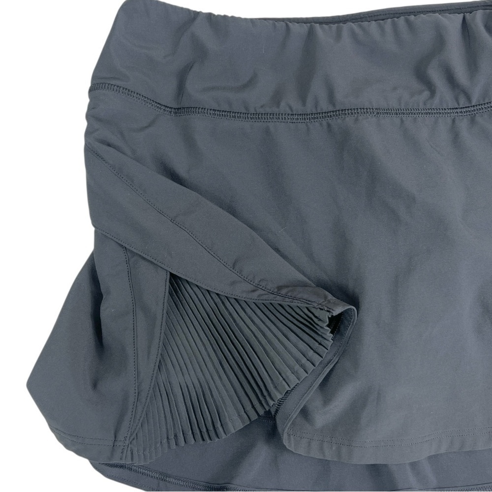 Lululemon Athletica Play Off The Pleats Skirt *13" Black (First Release) Size 4 - Picture 4 of 11
